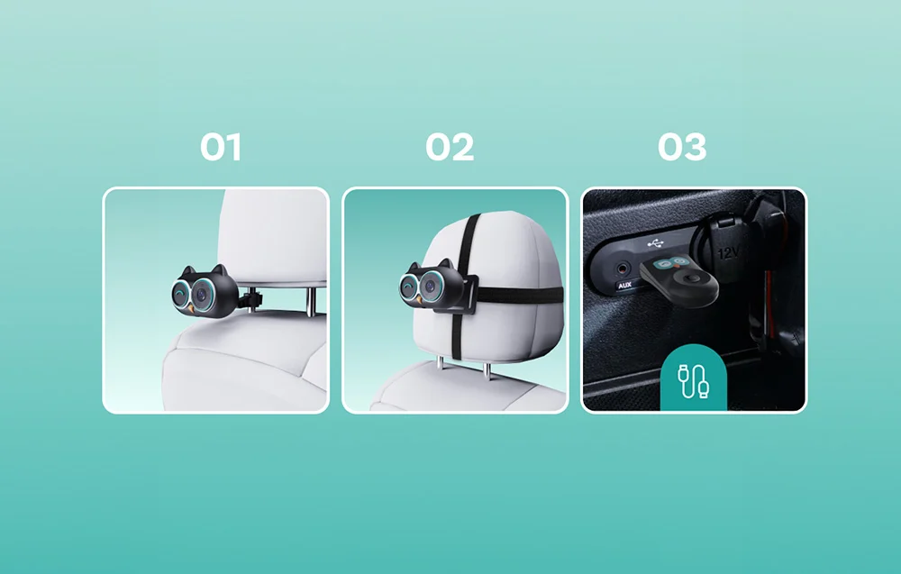 Ottocast Cabin Care tagaistme kaamera + juhtmevaba CarPlay - Image 2