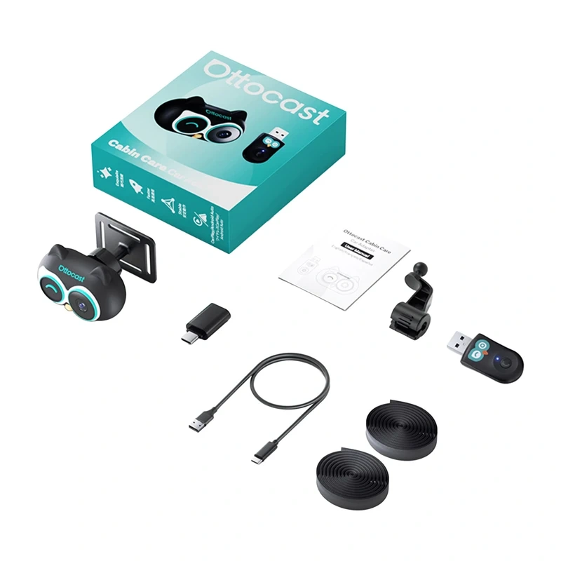 Ottocast Cabin Care tagaistme kaamera + juhtmevaba CarPlay - Image 3