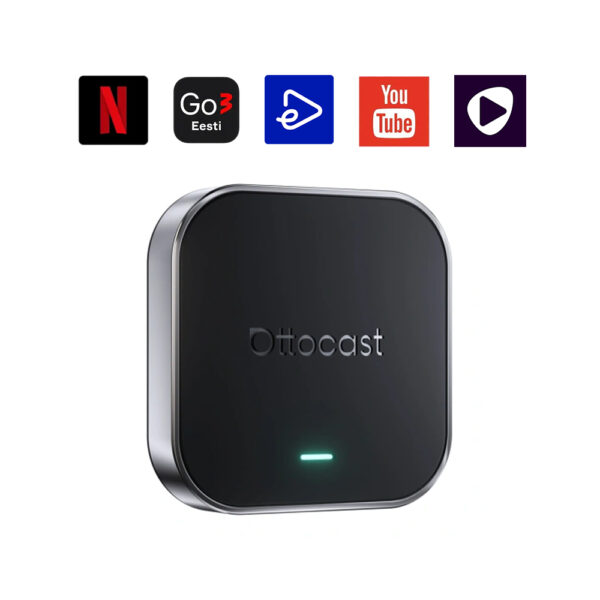 Ottocast OttoAibox E2 multimeediakeskus + juhtmevaba CarPlay ja Android Auto