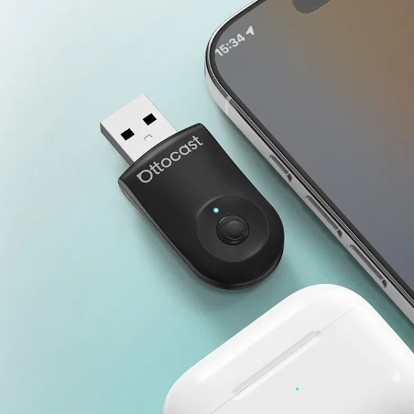 Ottocast Mini 2.0 juhtmevaba CarPlay / Android Auto adapter