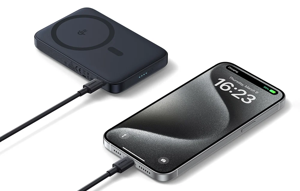 Baseus magnetiline akupank alusega PicoGo Qi2 5000mAh 20W - Image 2