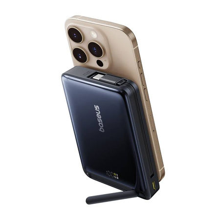 Baseus Nomos Qi2 magnetiga akupank, USB-C 10000mAh 45W